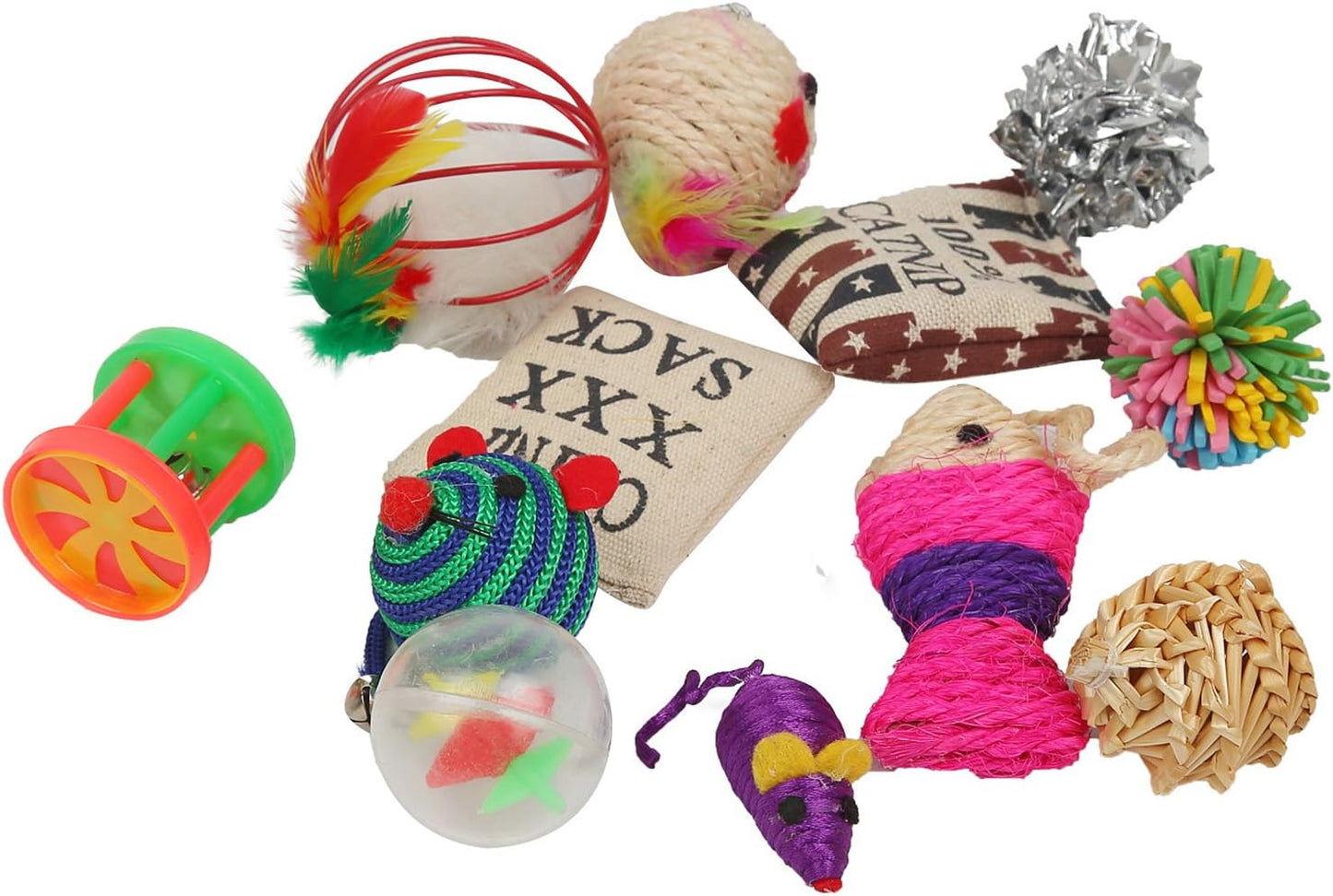 Fashion's Talk Cat Toys Variety Pack for Kitty 20 Pieces