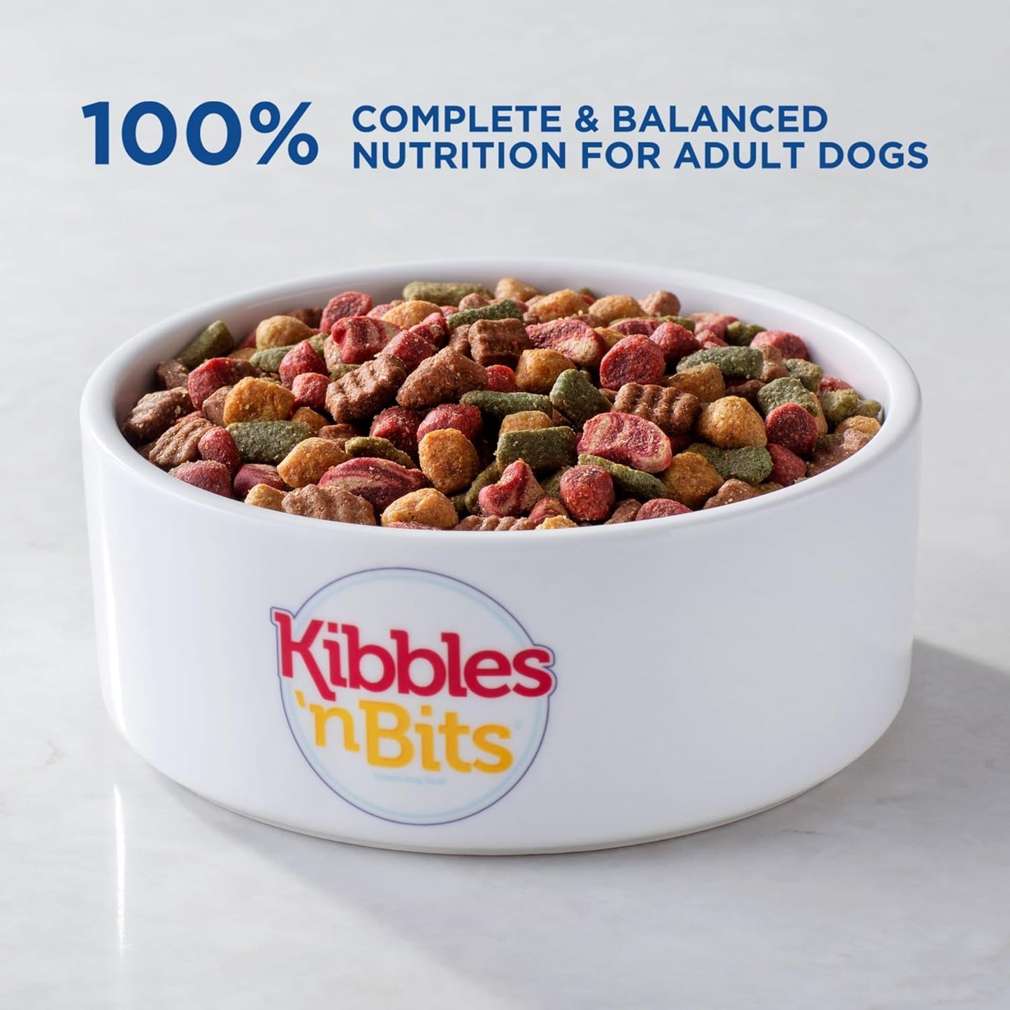 Kibbles 'n Bits Bistro Beef & Veggie Flavored Dry Dog Food, 45 lb
