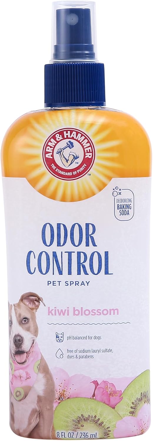 Arm & Hammer Dog Deodorizing Spray – Kiwi Blossom Scent, 8 oz