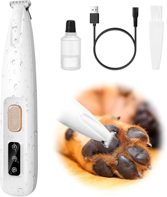 Palksky Dog Paw Trimmer – Rechargeable Precision Clippers with LED Display, Waterproof